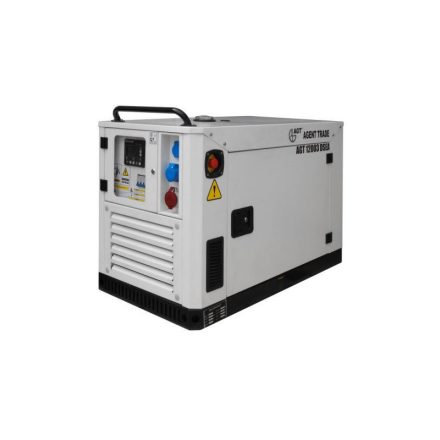 AGT 12003 DSEA dízel AVR áramfejlesztő 400V-12 kVA, hangszigetelt burkolat, automatikus indítás