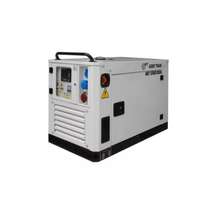 AGT 12003 DSEA dízel AVR áramfejlesztő 400V-12 kVA, hangszigetelt burkolat, automatikus indítás
