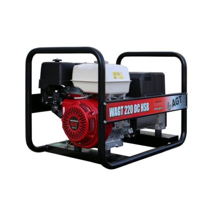 WAGT 220 DC HSB hegesztő áramfejlesztő 4 mm-es elektródáig (HONDA GX390)