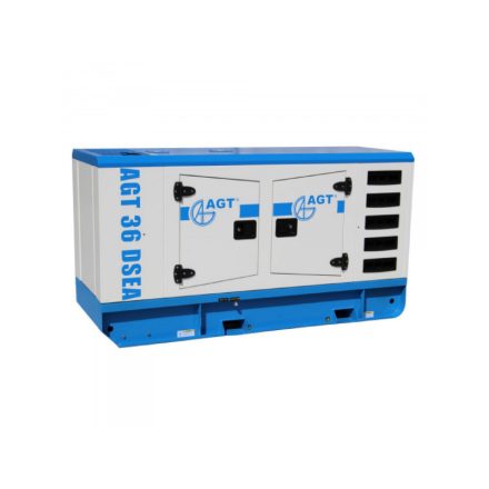 AGT 36 DSEA dízel AVR áramfejlesztő 400V-36 kVA, hangszigetelt burkolat, automatikus indítás