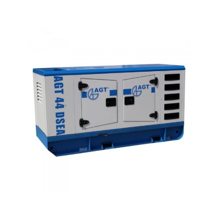 AGT 44 DSEA dízel AVR áramfejlesztő 400V-44 kVA, hangszigetelt burkolat, automatikus indítás