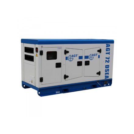 AGT 72 DSEA dízel AVR áramfejlesztő 400V-69 kVA, hangszigetelt burkolat, automatikus indítás