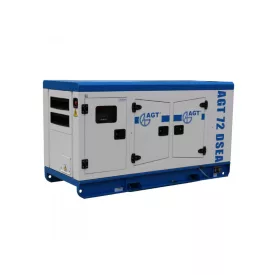   AGT 72 DSEA dízel AVR áramfejlesztő 400V-69 kVA, hangszigetelt burkolat, automatikus indítás