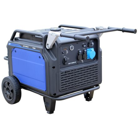 AGT 8000IE inverteres áramfejlesztő (7,5 kVA, elektromos indítás) +ajándék szállítókerék!