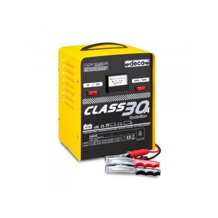 DECA CLASS30A akkumulátortöltő (12/24V, 30A, max. 300Ah)