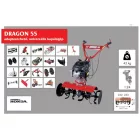 SZENTKIRÁLY KF DRAGON 55H HONDA GCV 170 2X3 KAPA KAPÁLÓGÉP