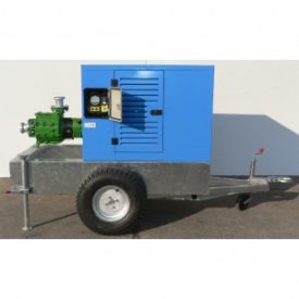   SAN-120/1000 K centrifugál, nagynyomású szivattyú burkolattal (vontatható)