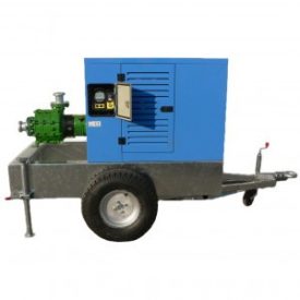   SAN-96/700 K centrifugál, nagynyomású szivattyú burkolattal (vontatható)