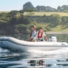 Honda Marine T 40 AE alumínium aljú felfújható gumicsónak (GUMICSÓNAKTEST)