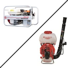 Háti- és telepített permetezők